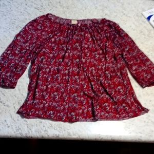 Faded glory 3X blouse